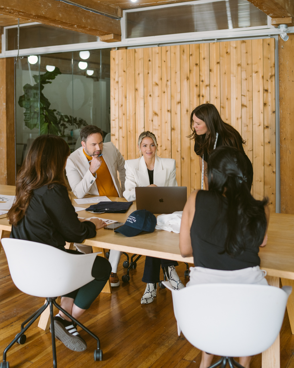 The Apparelmark team in a meeting